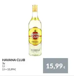 Nielsen Discount HAVANA CLUB, EUR 15.99 erbjuda