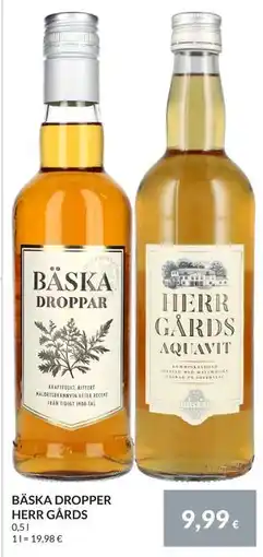 Nielsen Discount BÄSKA DROPPER HERR GÅRDS, EUR 9.99 erbjuda