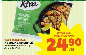Coop Kycklinginnerfilé erbjuda