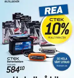 thansen CTEK Batteriladdare erbjuda