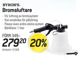 thansen BYRON'S Bromsluftare erbjuda