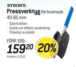 thansen BYRON'S Pressverktyg för bromsok erbjuda