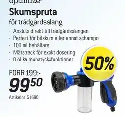 thansen optimize Skumspruta för trädgårdsslang erbjuda