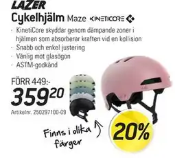 thansen LAZER Cykelhjälm erbjuda