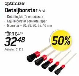 thansen optimize Detaljborstar erbjuda