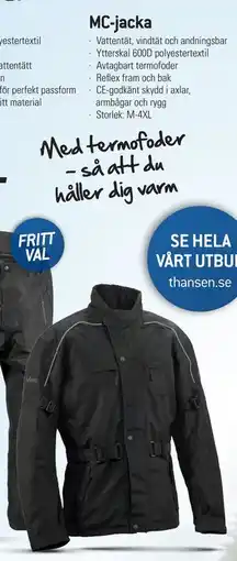 thansen MC-jacka erbjuda