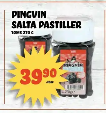 pingvin salta pastiller