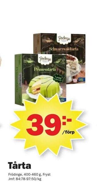 Pekås Tårta erbjuda