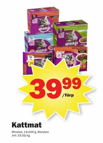 Pekås Kattmat erbjuda