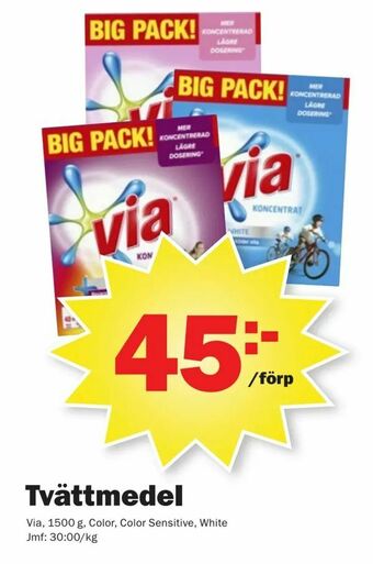 Pekås Tvättmedel erbjuda