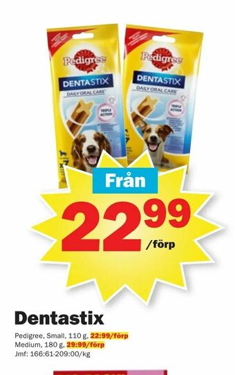 Pekås Dentastix erbjuda