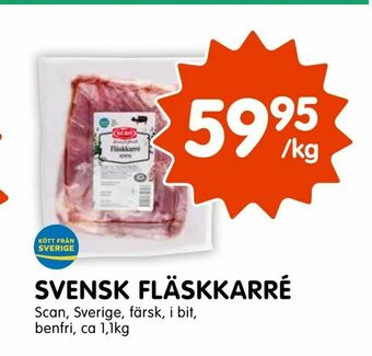 Tempo Svensk fläskkarré erbjuda