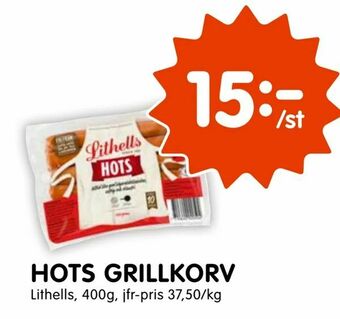 Tempo Hots grillkorv erbjuda