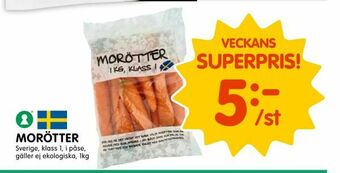 Tempo Morötter erbjuda