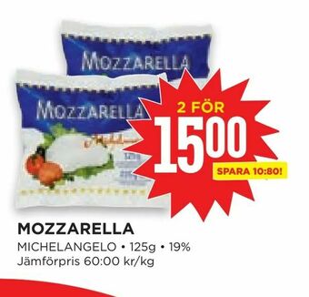 Willys Hemma Mozzarella erbjuda