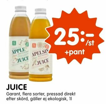 Tempo Juice erbjuda