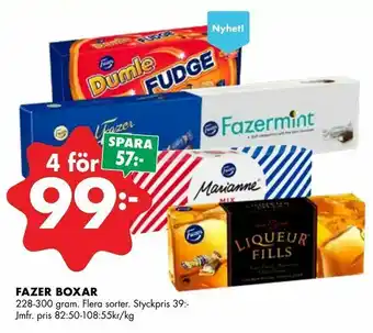 ÖoB Fazer boxar erbjuda