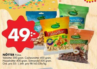 ÖoB Nötter erbjuda