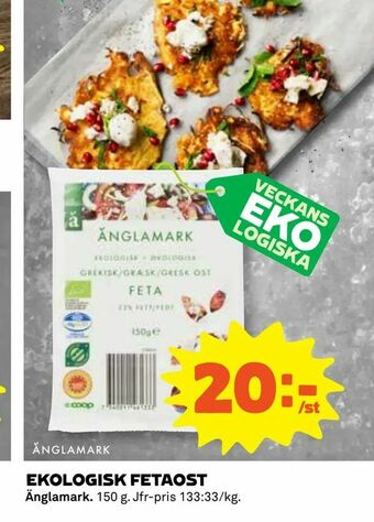 Coop Ekologisk fetaost erbjuda
