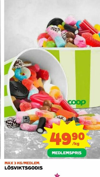 Coop Lösviktsgodis erbjuda