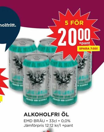 Willys Alkoholfri öl erbjuda