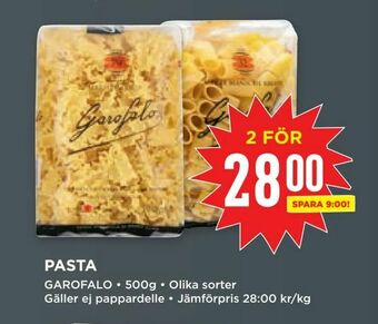 Willys Pasta erbjuda