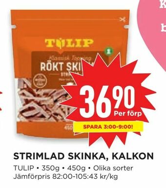 Willys Strimlad skinka, kalkon erbjuda