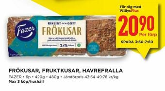 Frökusar, fruktkusar, havrefralla