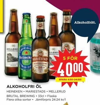 Willys Alkoholfri öl erbjuda