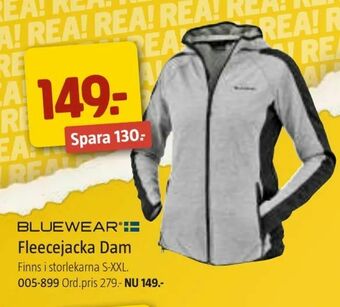 Jula Fleecejacka Dam erbjuda