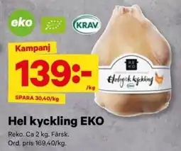 City Gross Reko hel kyckling erbjuda