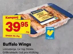 City Gross Lönneberga Buffalo Wings erbjuda