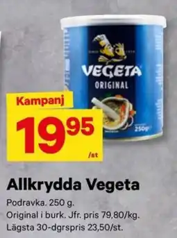 City Gross Allkrydda Vegeta erbjuda