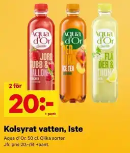 City Gross Aqua d'Or kolsyrat vatten erbjuda