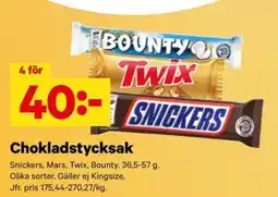 City Gross Chokladstycksak erbjuda