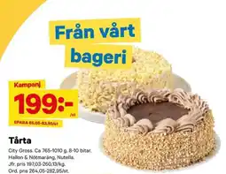 City Gross Tårta erbjuda