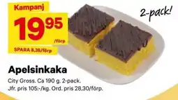 City Gross Apelsinkaka erbjuda