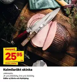 City Gross Kolmilarökt skinka erbjuda