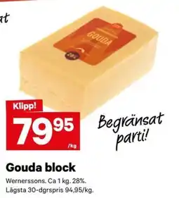 City Gross Gouda block erbjuda
