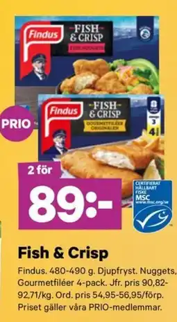 City Gross Findus Fish & Crisp erbjuda