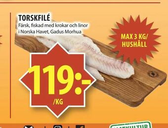 Matvärlden Tensta Torskfilé erbjuda