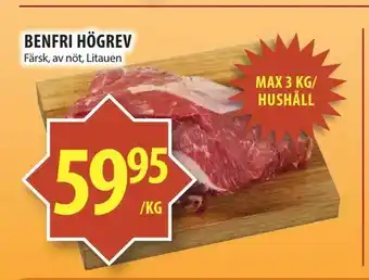 Matvärlden Tensta Benfri högrev erbjuda
