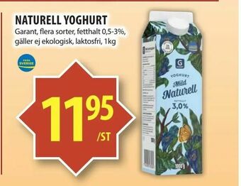 Matvärlden Tensta Naturell yoghurt erbjuda