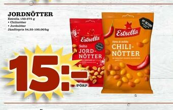 Nya Pulsen Jordnötter erbjuda