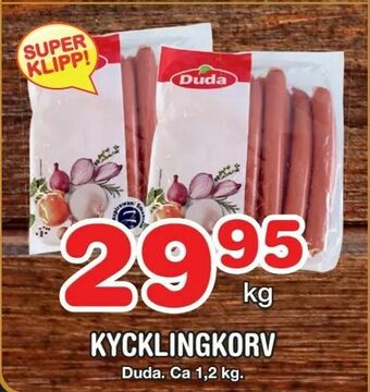 Nya Pulsen Kycklingkorv erbjuda