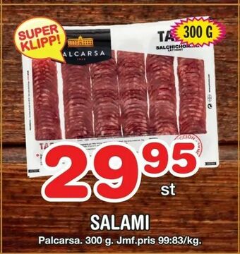 Nya Pulsen Salami erbjuda