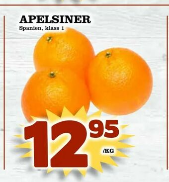 Supergrossen Apelsiner erbjuda