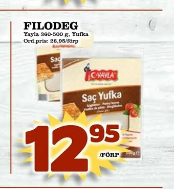 Supergrossen Filodeg erbjuda