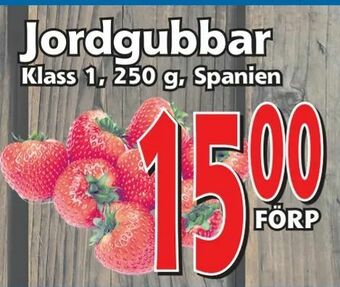 Supergrossen Jordgubbar erbjuda