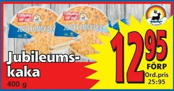 Supergrossen Jubileumskaka erbjuda
